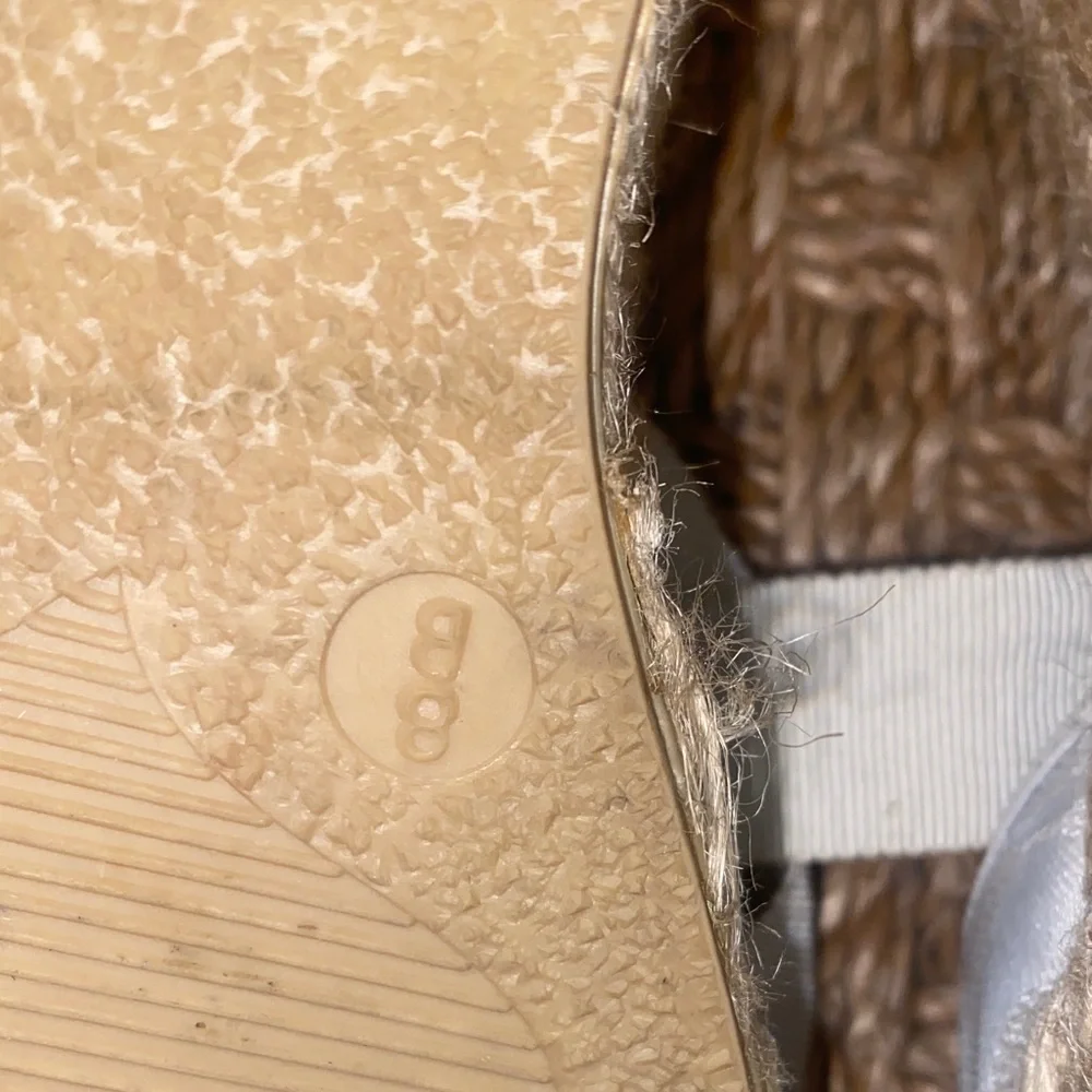 Coach Women's Cream White Wedge Espadrille Sandals Sz 8 - Picture 13 of 14